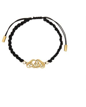 McQueen Friendship Bracelet With "Seal" Logo - Blue