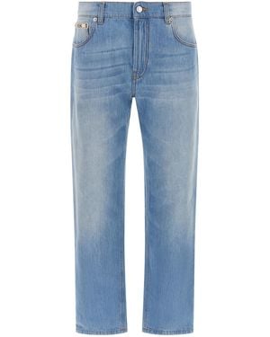 Moschino Straight Leg Jeans - Blue