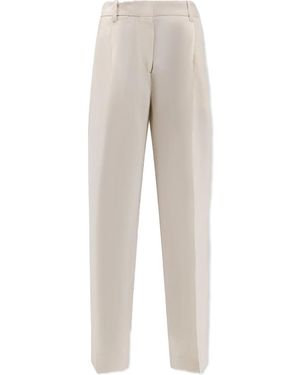 TOTEME Viscose Pants - Natural