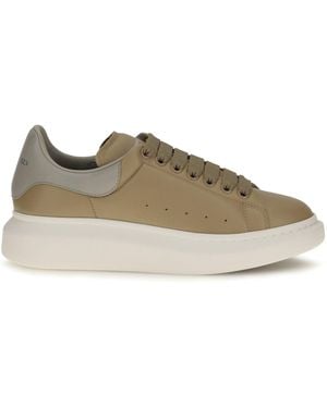 McQueen Leather Sneakers - Natural