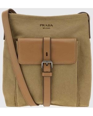 Prada Shoulder Bag Kaki - Natural