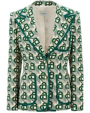CASABLANCA Clothing Blazers & Gilets - Green
