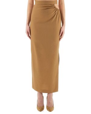 Max Mara Long Skirt Navona - Natural