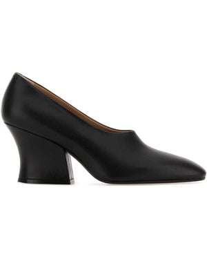 Jil Sander Leather Pumps - Black