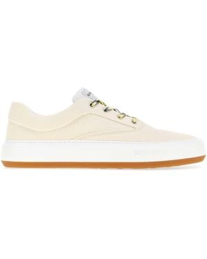 Givenchy Ivory Canvas New City Sneakers - White