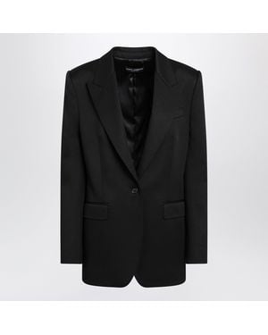 Dolce & Gabbana Dolce&Gabbana Single-Breasted Jacket - Black
