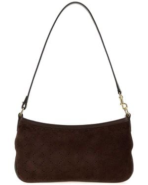 Gucci Suede Shoulder Bag - Brown