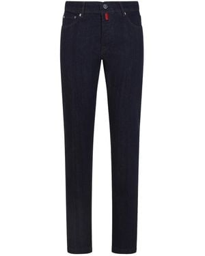 Kiton Indaco Cotton Jeans - Blue