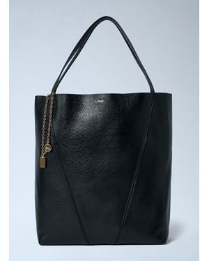 Chloé Chloé Large Spin Tote Bag - Black