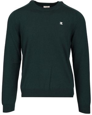 Celine Crewneck Wool Sweater - Green