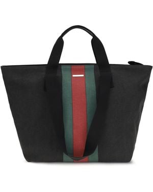 Gucci Web Tote Bag - Black