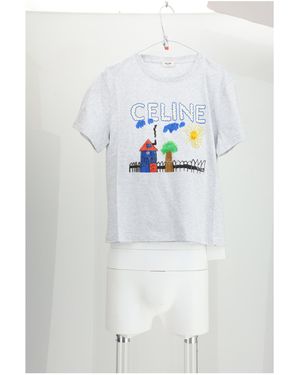 Celine Regular T-Shirt - White