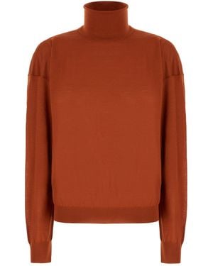 Saint Laurent Clothing Knitwear - Orange