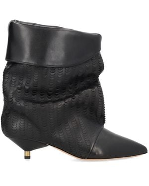 Isabel Marant Textured Edrik Boots - Black