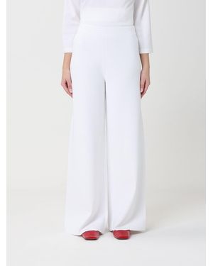 Max Mara Knit Palazzo Pants - White