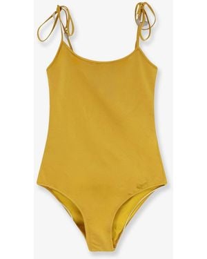 Chloé Knotted One-Piece Swimsuit - Yellow