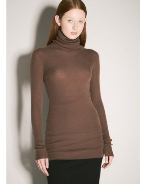 Rick Owens Wool Sweater - Brown