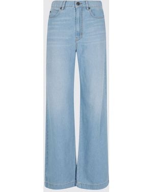 Weekend by Maxmara Latino Wide-Leg Jeans - Blue