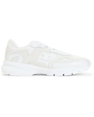 Celine Low Lace-Up Sneakers - White