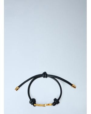 Saint Laurent Cassandre Cord Bracelet - Blue