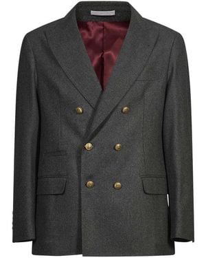 Brunello Cucinelli Coats - Black