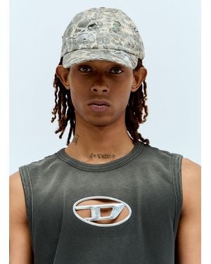 DIESEL C-Steven Baseball Cap - Gray