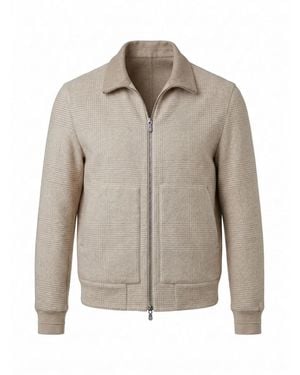 Brunello Cucinelli Hand-Crafted Reversible Bomber Jacket - Gray