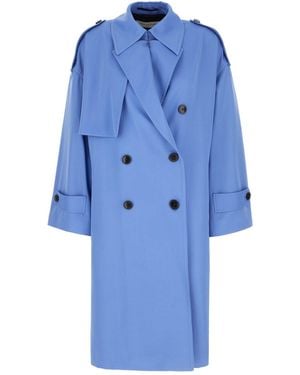 Dries Van Noten Clothing Coats - Blue