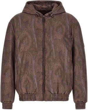 Etro 'Arnica' Bomber Jacket - Brown