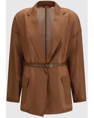 Max Mara Jacket Mud - Brown