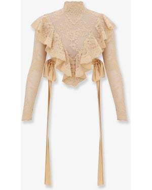 Zimmermann Top Luna Lace - White