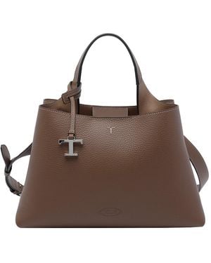 Tod's Small Leather Handbag - Brown