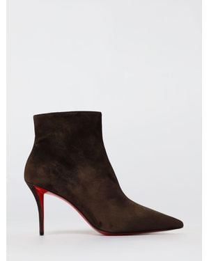 Christian Louboutin Heeled Booties - Brown