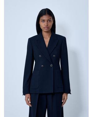 Max Mara Wool Blazer - Blue
