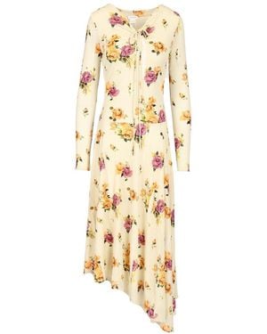 Acne Studios Jersey Midi Dress - Metallic