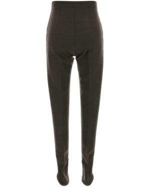 Jil Sander Mud Stretch Wool Blend Pant - Black