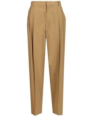 Celine "Montauk" Wool Pants - Natural