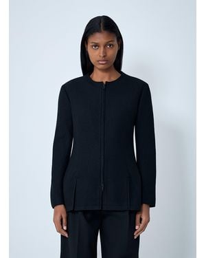 Yohji Yamamoto Wool Slim Jacket - Blue