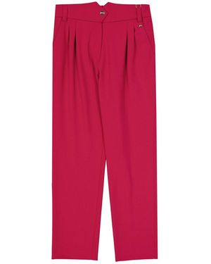 Herno Straight Pants - Red