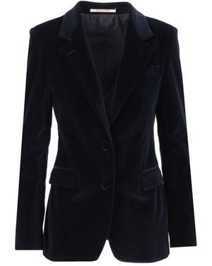 Tagliatore Parigi Velvet Blazer - Black