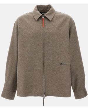 Jacquemus La Chemise Flash Shirt - Gray