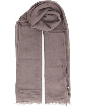 Rick Owens Wool And Cashmere Scarf - Brown