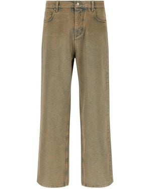 Amiri Wide Leg Jeans - Natural
