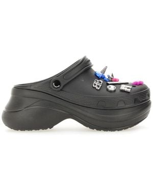 Balenciaga "Crocs Jibbitz" Sabot - Gray