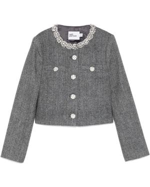 Self-Portrait Jackets - Gray