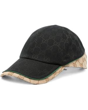 Gucci Gg Cotton Baseball Cap - Black