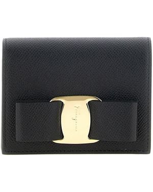 Ferragamo 'Vara Bow' Wallet - Black