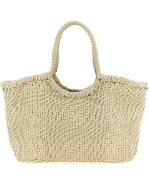Dragon Diffusion 'Nantucket Optical' Shoulder Bag - Natural