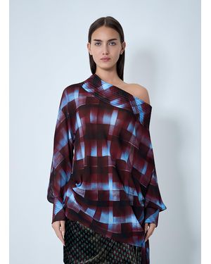 Dries Van Noten Asymmetric Shirt - Multicolor