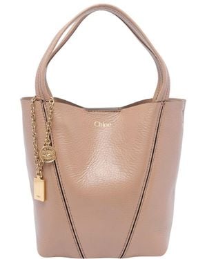 Chloé Spin Crossbody Bag - Brown